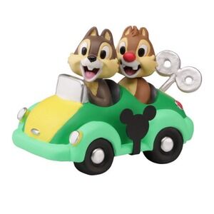 Disney Showcase Precious Moments Chip N Dale Collectible Parade Car Figurine